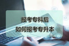 报考专科后如何报考专升本？